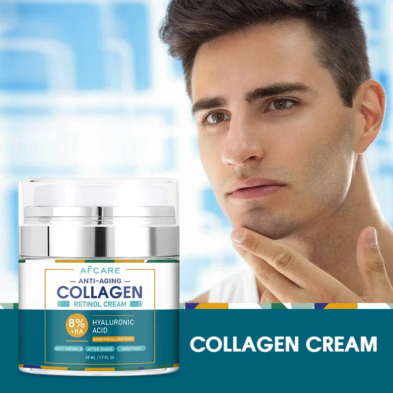 8% Hyaluronic Acid & Collagen Face Moisturizer – Deep Hydration, Firming & Anti-Aging Day Cream for Dry Skin – Dermatologist Tes