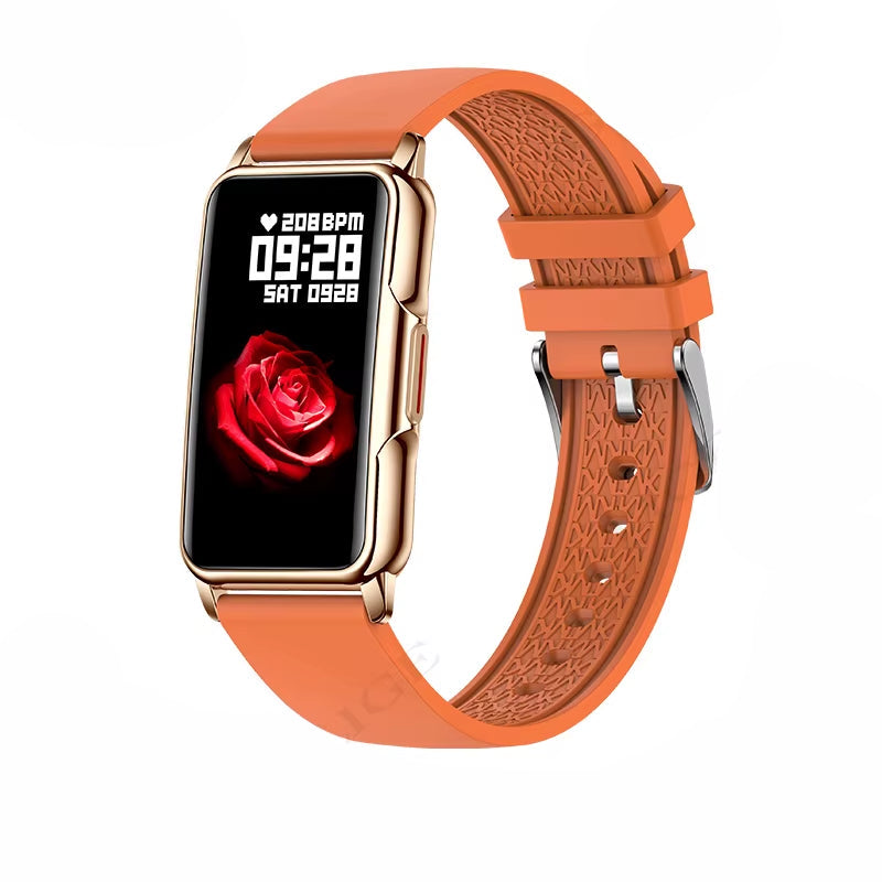 For Android IOS Smart Bracelet Women Smartwatch Men Heart Rate Blood Oxygen Waterproof Sport Smart Band Watch for Ladies +Gift