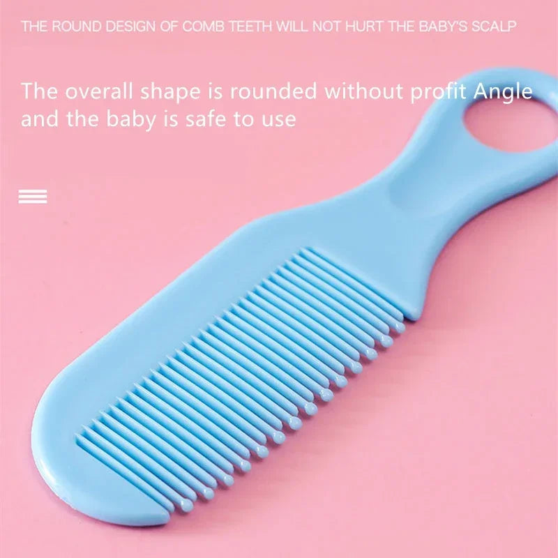 Baby Care Set Safe Nail Clippers Soft Comb Brush Care Combination Hair Comb Grooming Brush Set Nail Trimmer Kit Healthcare Tools