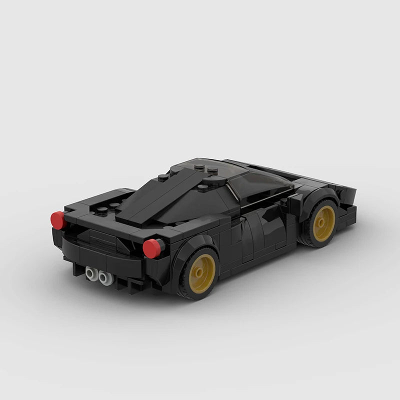 MOC Racing Car Assembly Model, City Sports Car Building Blocks, Creative Garage Toy, Educational Bricks, Children‘S Holiday Gift