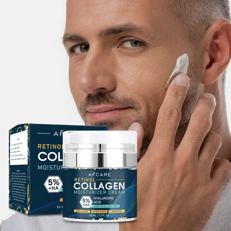 8% Hyaluronic Acid & Collagen Face Moisturizer – Deep Hydration, Firming & Anti-Aging Day Cream for Dry Skin – Dermatologist Tes