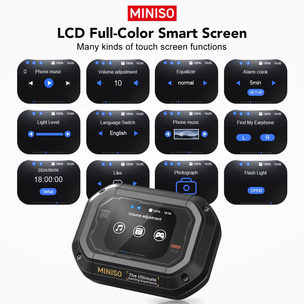 [AI Translator]  M98 Wireless Headphones OWS Sports Bluetooth Earphones Gaming Headset ASMR APP Translation Earbuds IPX5