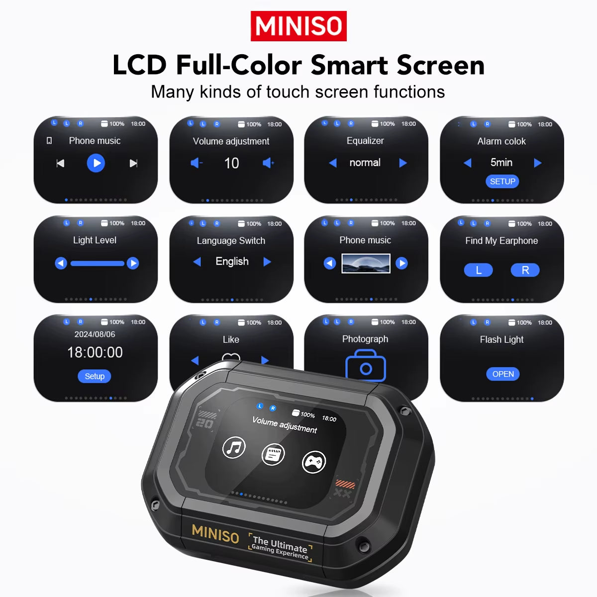 [AI Translator]  M98 Wireless Headphones OWS Sports Bluetooth Earphones Gaming Headset ASMR APP Translation Earbuds IPX5