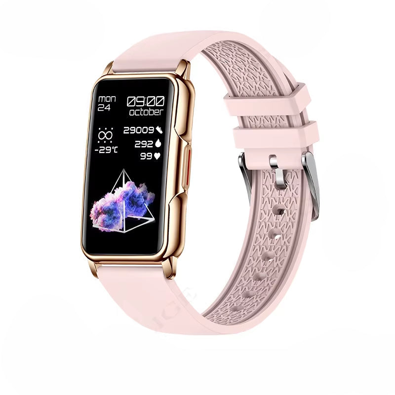 For Android IOS Smart Bracelet Women Smartwatch Men Heart Rate Blood Oxygen Waterproof Sport Smart Band Watch for Ladies +Gift